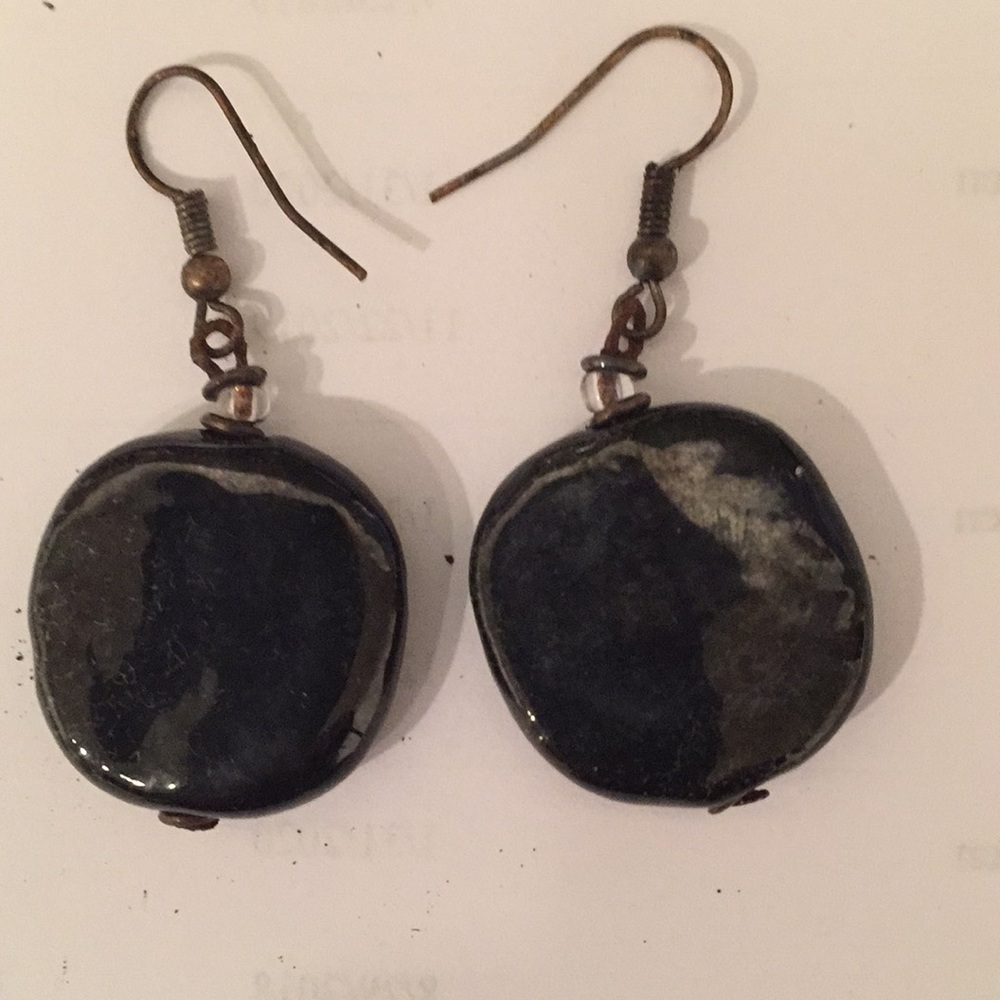 Handcrafted glass bead earrings